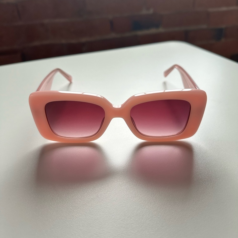 LoveShackFancy Pink Sunglasses